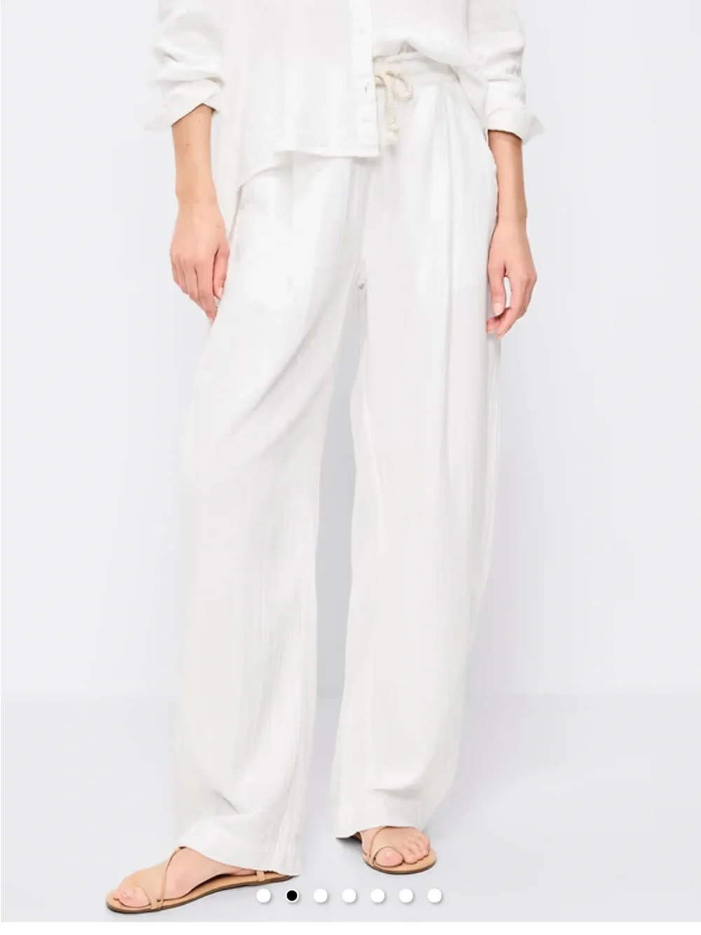 NWT Old Navy High Waisted Women’s Crinkle Gauze Barrel Ankle Pants - Mustard